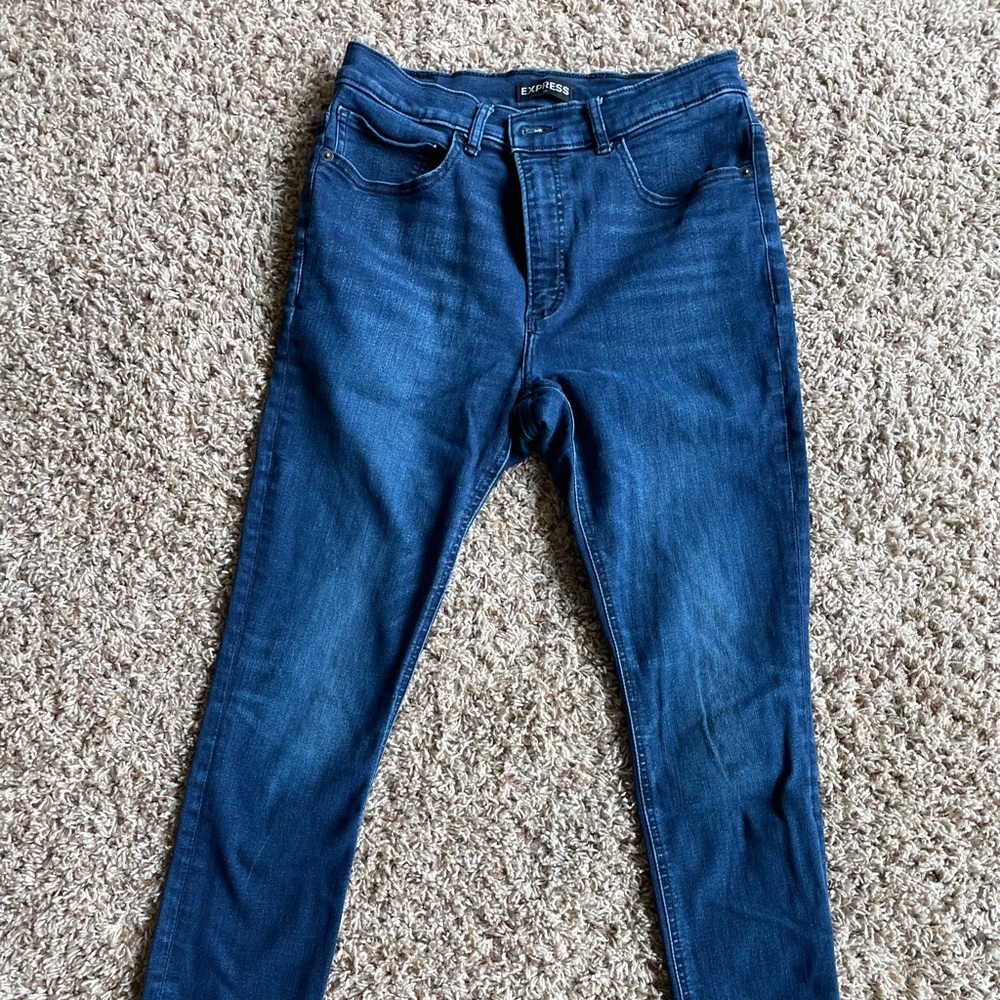 Express Jeans - Denim Perfect, High-Rise Legging, Size 10